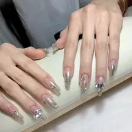 長さだしワンホンネイル/キラキラ/ニュアンス//韓国風//マグネット/フレンチ　お好きなデザインをご相談ください