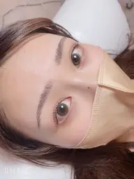 似合わせまつ毛パーマ+アイブロウwax🍑🙄