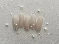 【オフ込み】🩵チップ長さだし10本90分アートコース💅✨️