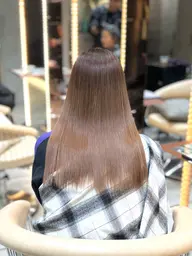 ブリーチ縮毛矯正＋2stepナノスチームトリートメント🤍