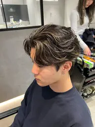 【男ウケ抜群メッシュ🤩】メンズカット➕全てのパーマ➕ハイライト