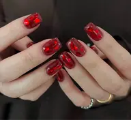 「ミニモ限定」ハートホログラムネイル