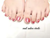 オフ無💅フットネイルワンカラー