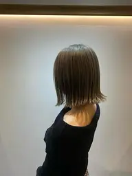 白髪染めリタッチカラー+カット