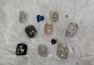 フットバス付き♪フット親指ワンポイントアート