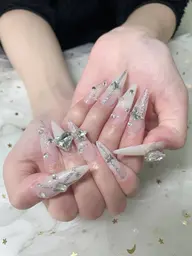 ⭐️おすすめ⭐️【チップ長出し】ワンカラー&パーツ放題(オフ選択)