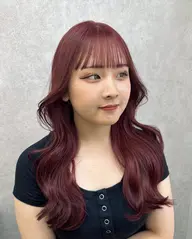 【𝐦𝐢𝐧𝐢𝐦𝐨限定】ブリーチなし韓国ダブルカラー＋レイヤーカット＋トリートメント