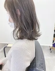 透明感カラー＋艶トリートメント＋マイクロバブル付き🫧