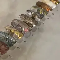 《FOOT👣》インク×ラメネイル🖊️💅