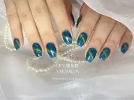 チップとスカルプジェル長さだし十本➕マグネットワンカラー