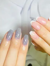 【オフ代無料!】★minimo特別価格★フレンチandワンカラーのアシメデザインコース(丁寧な下処理ケア付き)