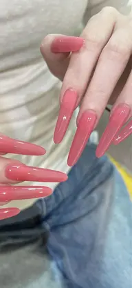 【4月先着5名】ハンド🎀10本長さだし〜ワンカラーorラメグラ