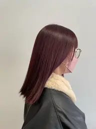 🉐【🌟minimo限定🌟】OneColor2500円🉐トレンド透明感カラー💕(ロング料金別)