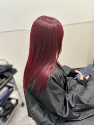 🌸ミニモ限定🌸💖ブリーチなしダブルカラー💖暖色レッド•ピンク　ベージュ・アッシュ・オリーブ・ブラウンカラー