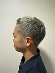 新規3回まで限定❣️メンズカット+ダブルカラー