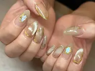 (他店オフ無料)リッチコース10本   〈ケア込み自爪に優しいフィルイン対応〉