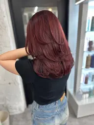 【韓国風🇰🇷】カット＋艶カラー＋最高級トリートメント❤️