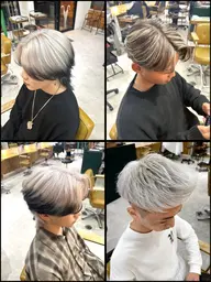 《1日一名様限定価格》メンズカット＋Wカラー（ブリーチ有）