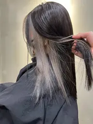 ブリーチ+デザインカラー(インナーカラーなど)(施術時間4時間半​〜​)