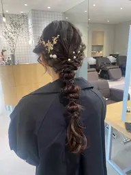 hair arrange 👱🏼♀️🎀