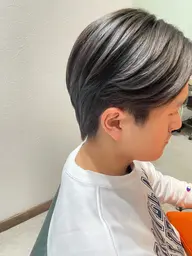 メンズカット+ニュアンスパーマ