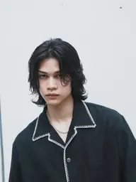 メンズカット＋毛流れパーマ