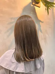 🈳あり！🫧前髪カット+透明感カラー+選べるトリートメント🫧【4500円​〜​】