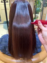 【衝撃のノーダメージカラー⁉️】カット✂️+イノアカラー🪄+1stepトリートメント️🫧