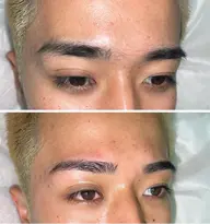 【5週間以内再来】似合わせ眉毛WAX 間引き ¥5500 男性