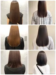 縮毛矯正+カット+2ステップトリートメン¥17600