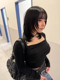 【海外風】レイヤーカット+ケアカラー