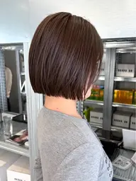 【女性限定モデル🧺】ワンカラー(ショート・ボブ)+髪質改善aujuaトリートメント