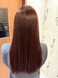 【🍒暖色限定🍒】ワンカラー＋𝐀𝐮𝐣𝐮𝐚トリートメント🧴ご新規様限定炭酸シャンプーサービス