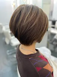 【営業中】レディースカット+髪質改善カラー（全体染め）