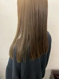 *カット&縮毛矯正→ダメージを最小限に癖を抑えます♡