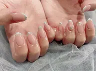 🖐🏻ハンド【初回、自店１ヶ月以内オフ無料】ガラスフレンチ(ベースカラー込み)♡新規限定➖500円 ♡