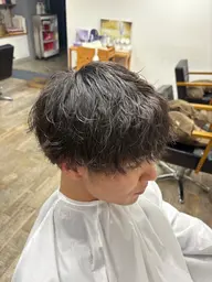 メンズカット✂️+特殊パーマ