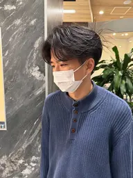 🟢【ご新規様限定】🟢メンズカット＋ケアパーマ（ニュアンス,フェザー,ラルフ,サーフ,シャドウ）＋補修トリートメント