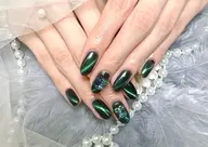 大人気 【パラジェル込】マグネット➕2個大パーツ無料/全面ギャラクシー /マグネットフレンチ /斜めライン