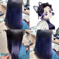 【推しを忍ばせる💭】🎀推しカラー‪‎🤍ルーツ・エンド・グラデーションカラー(ケアブリーチ)