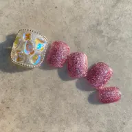 フット親指のみデザインネイル✨（オフなし）