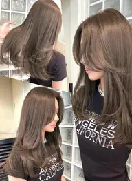 顔まわり髪質改善+顔まわりカット