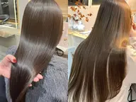 🩷誰もが憧れる艶髪に🩷髪質改善ストレート縮毛矯正+似合わせカット+艶々トリートメント［韓国/髪質改善/ボブ/レイヤー