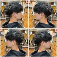 『メンズ限定』カット+パーマ+フルカラー