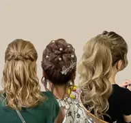 お写真撮らせていただく方、口コミ投稿限定✨ 16:00~ヘアセット🎀 ※ 凝った髪型はまだ出来ないです