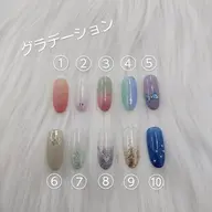 【オフなし】グラデーション+写真アート2本付 0円