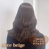 【✨🧸ダメージレスで明るめにしたい方🧸✨】ブリーチなしダブルカラー(ミルクティーブラウン・モカブラウン)