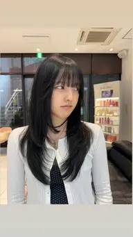 【お得♡カット＋カラー同時にできます！】レイヤーカット＋ワンカラー🩷🩵