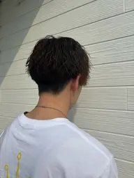 メンズカット＋パーマ＋ファインバブル