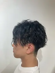 【メンズ人気No. 1✨】メンズカット➕ケアパーマ(スパイラル・ツイストスパイラル🉑)(プレックストリートメント付き)